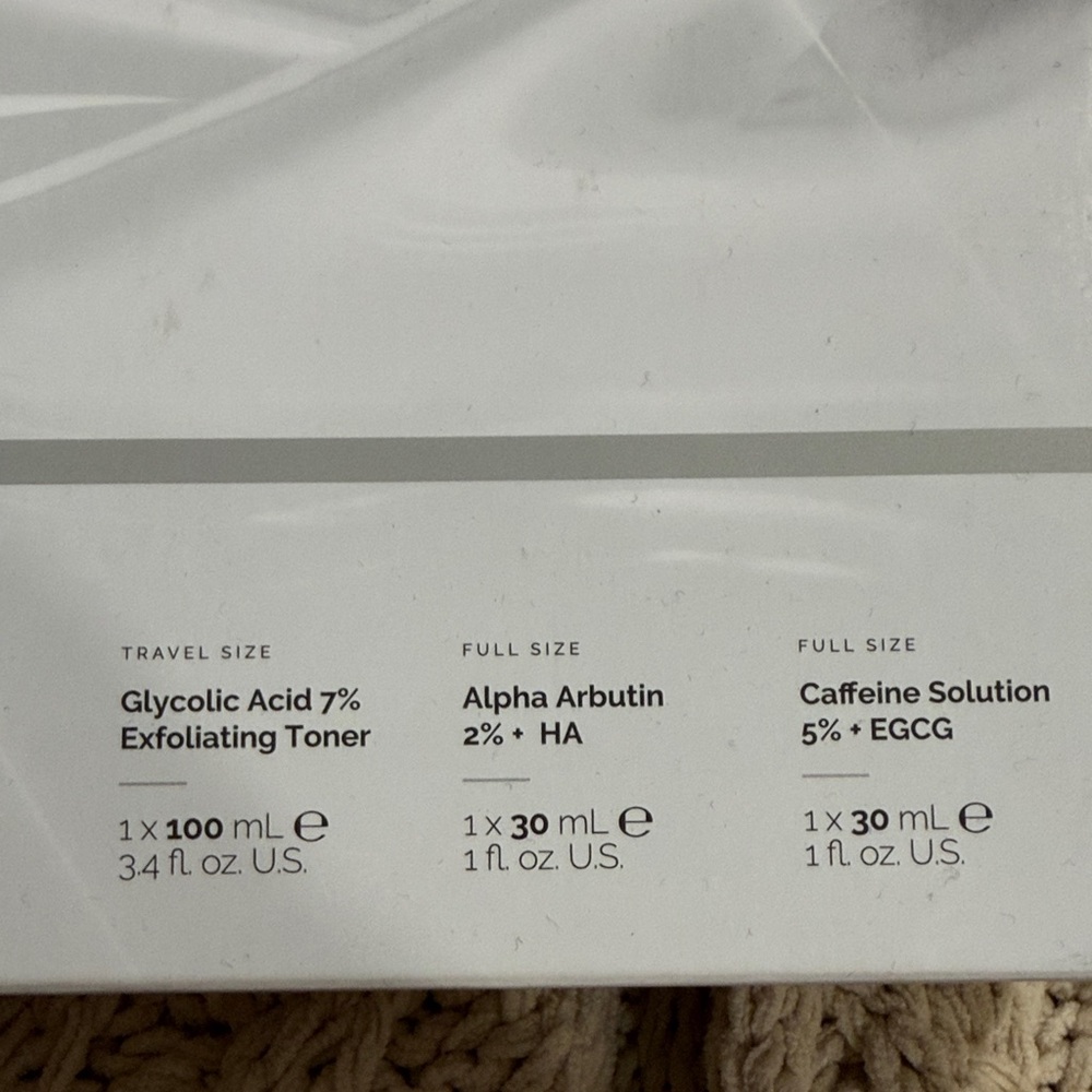 The Ordinary Skincare Set in White and Gray - Picture 3 of 5